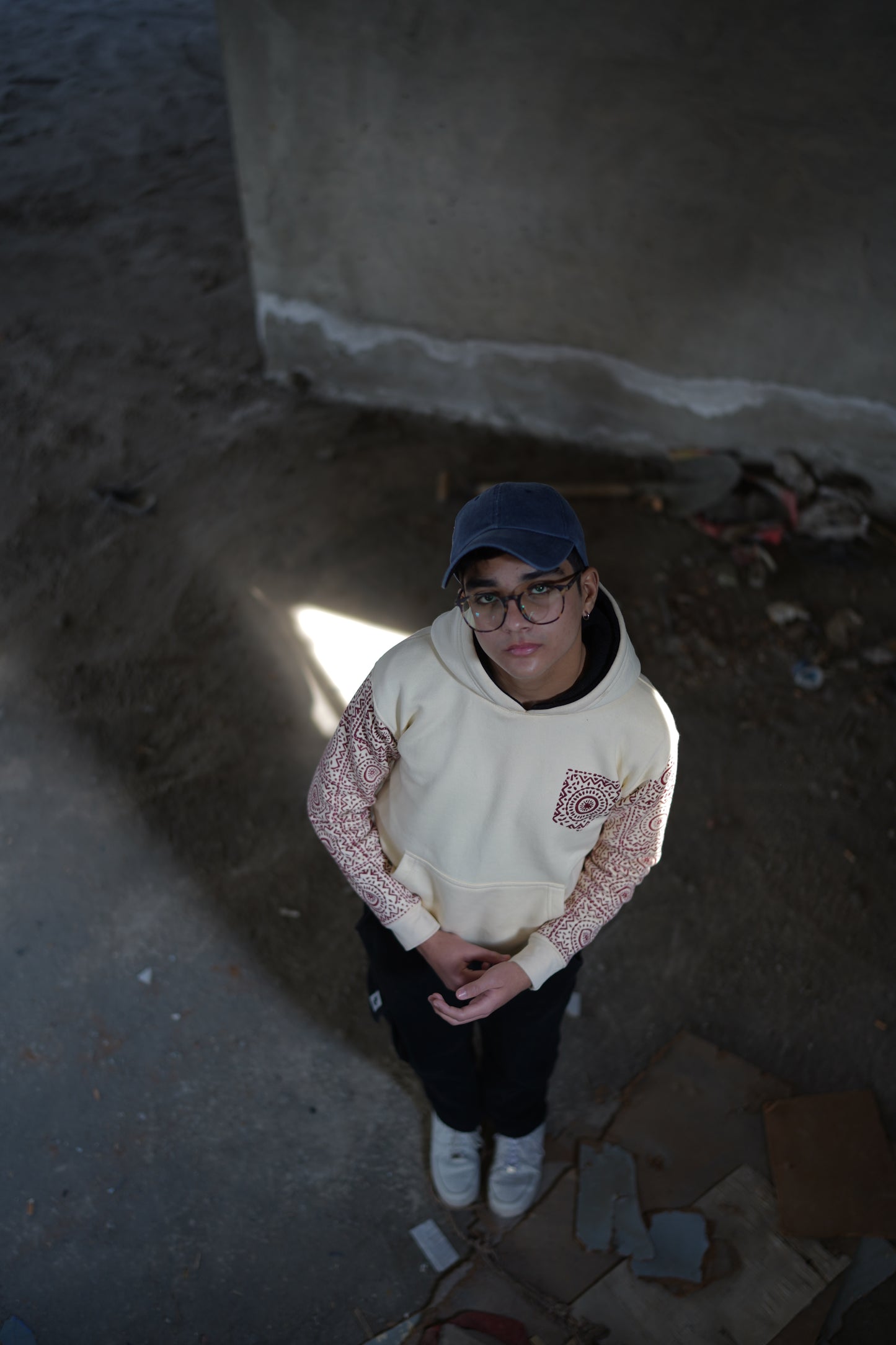 Cream color pehchan hoodie II