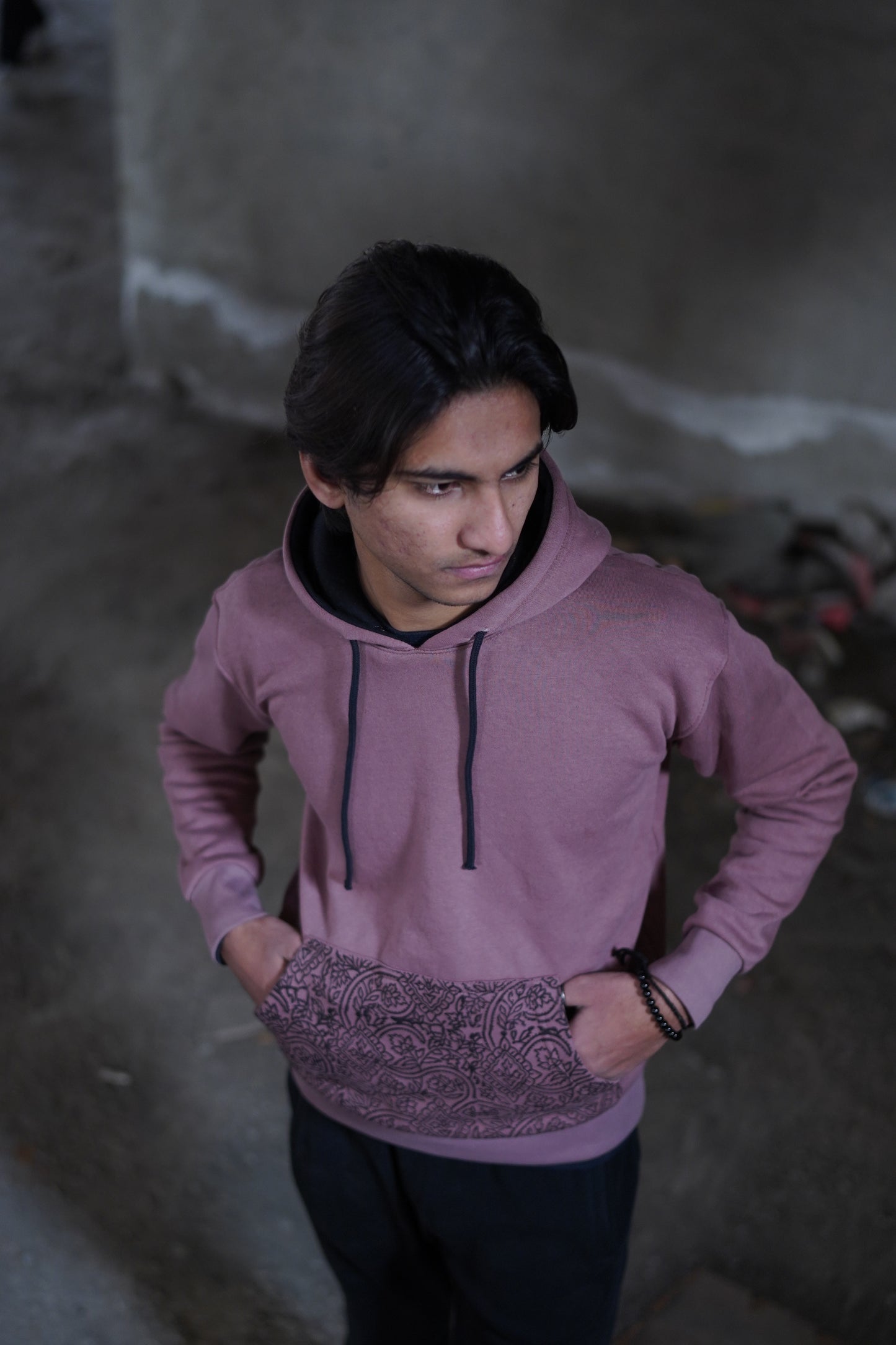 Mauve Pehchan hoodie IV