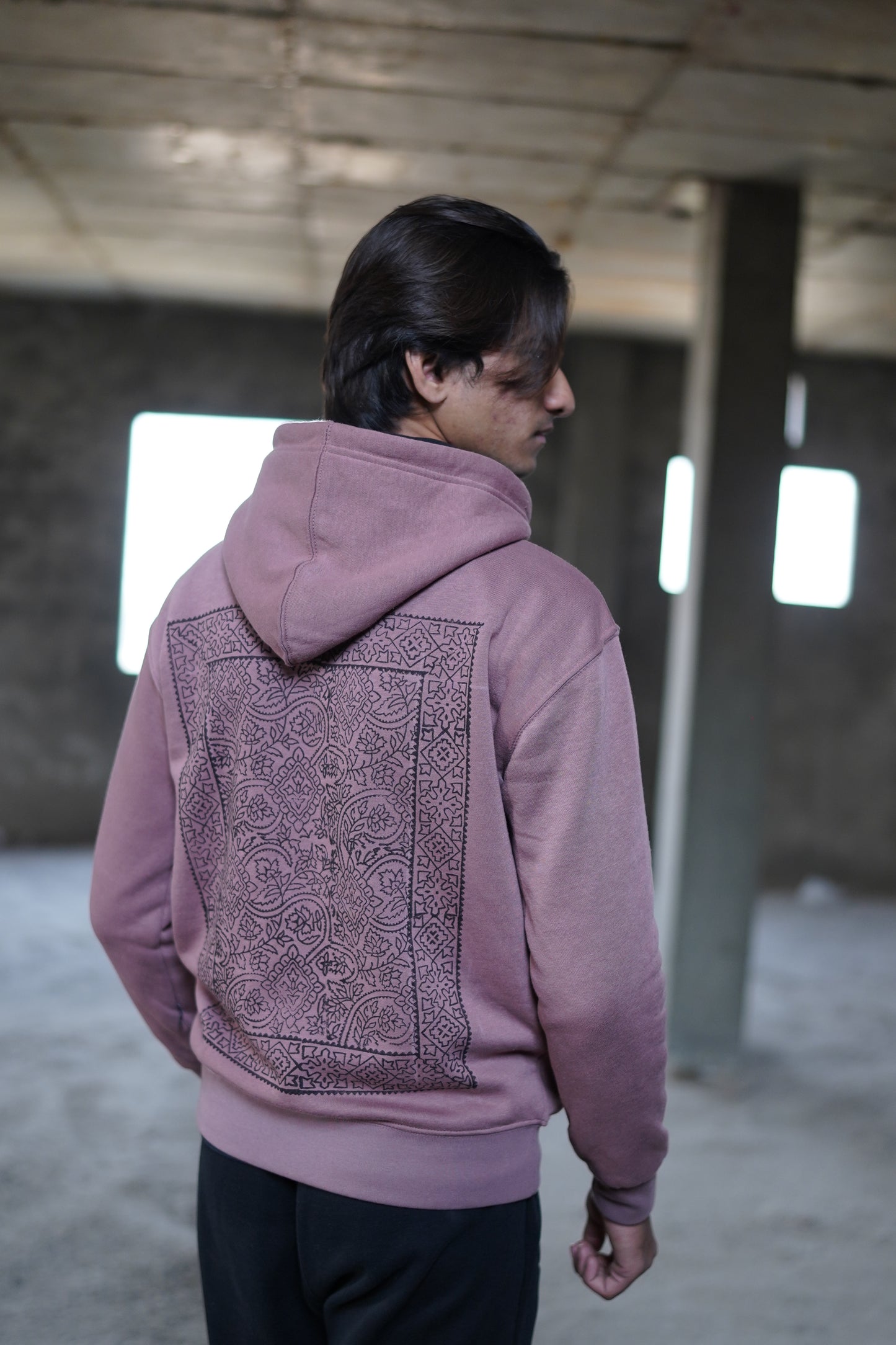 Mauve Pehchan hoodie IV