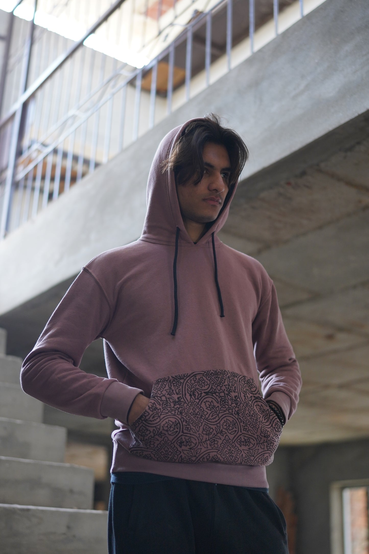 Mauve Pehchan hoodie IV