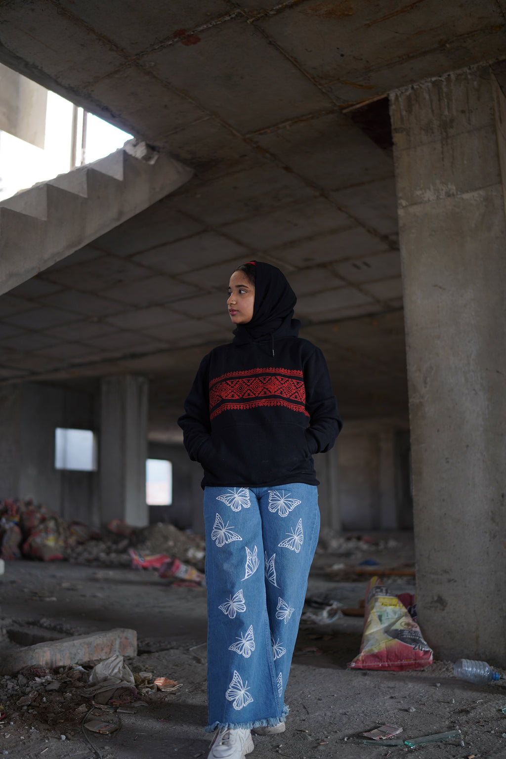 II black Pehchan hoodie III