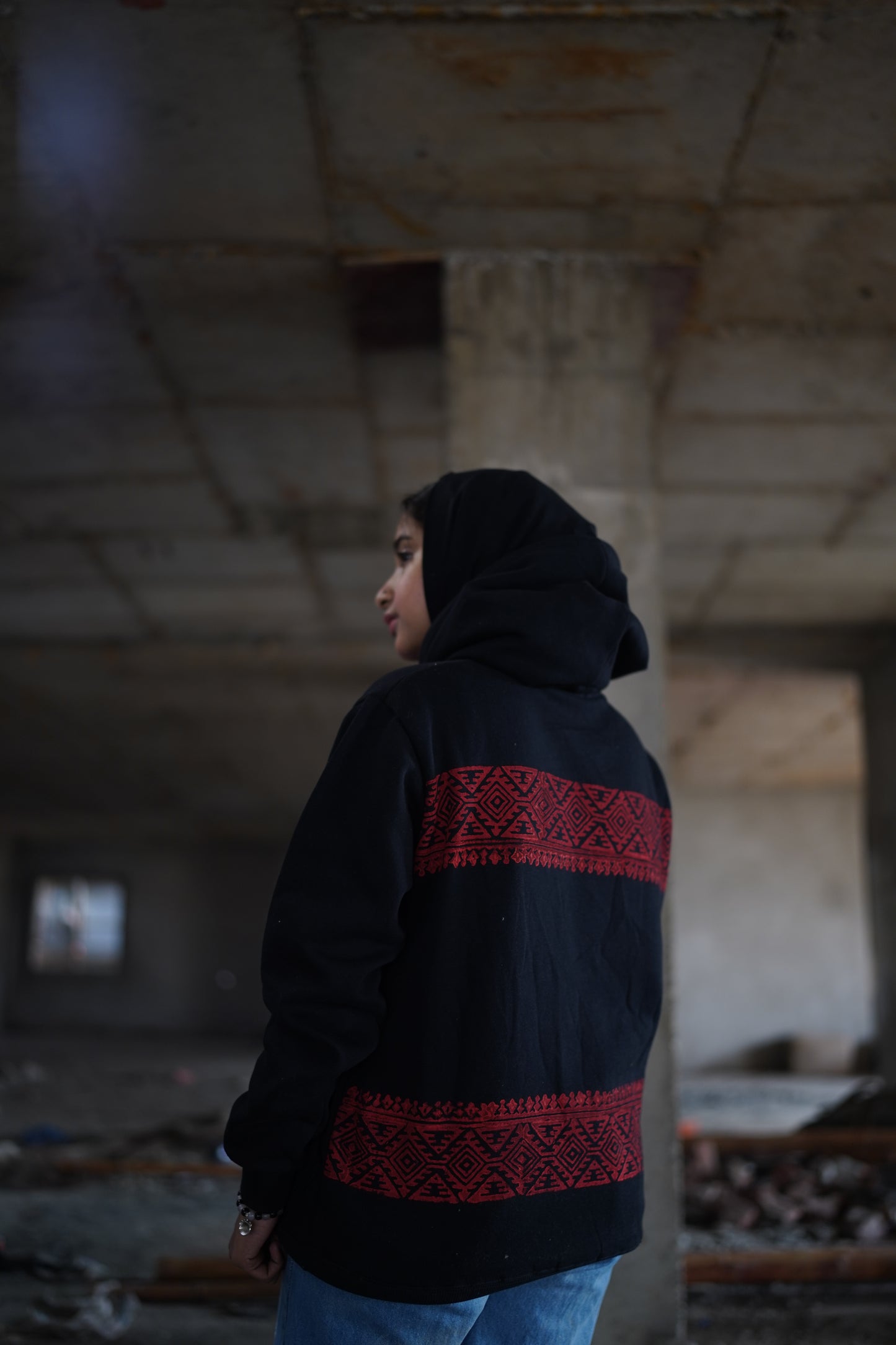 II black Pehchan hoodie III