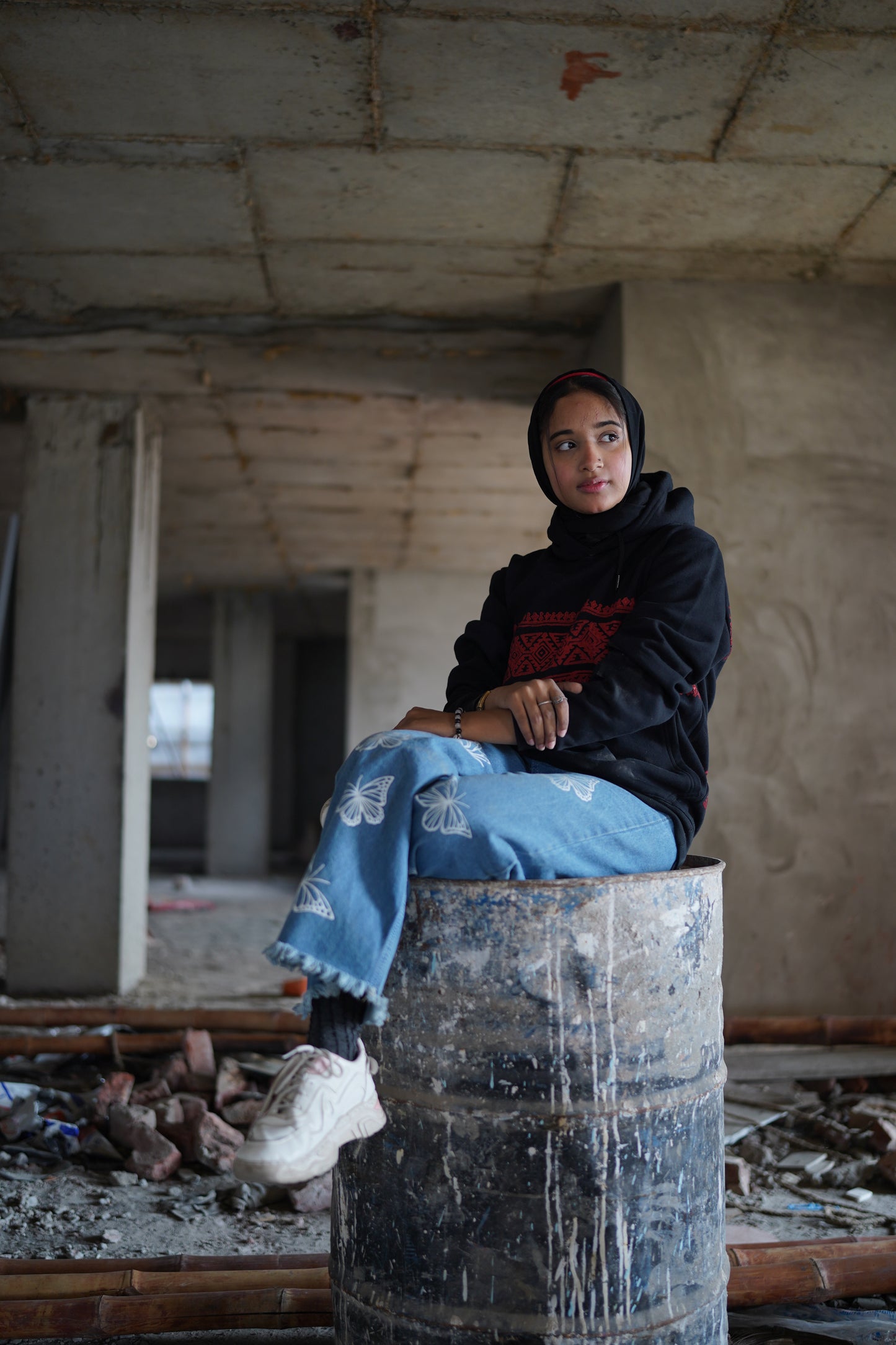 II black Pehchan hoodie III