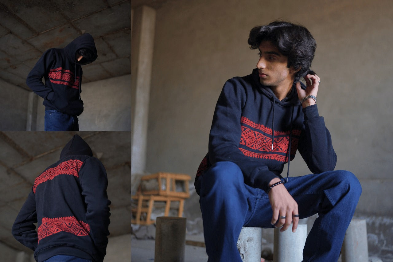II black Pehchan hoodie III